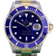 Rolex Submariner blue dial, blue bezel