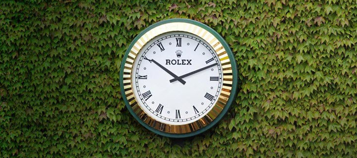 Rolex Clock at Wimbledon
