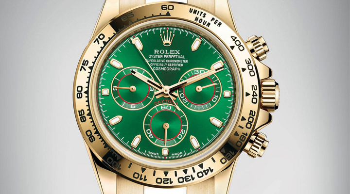 Rolex-Daytona-Gold-Green-New