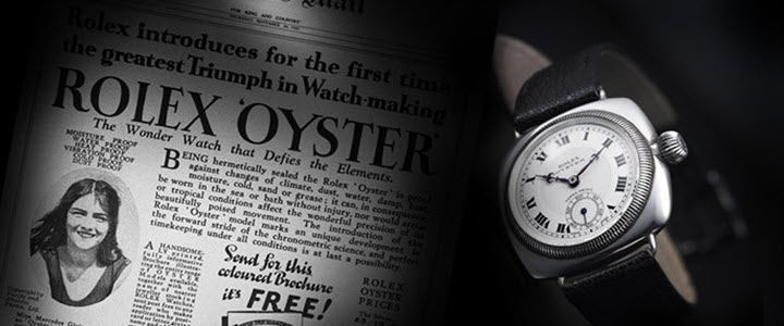 Rolex Innovation Oyster Newspaper Article