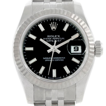 Rolex Ladies-Datejust Black Index