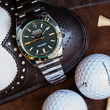 Rolex Milgauss golf watch
