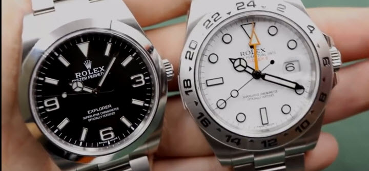 2016 Rolex Explorer I vs Explorer II Bezel Comparison