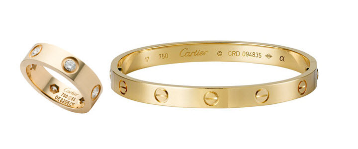 Cartier Love Ring and Bracelet