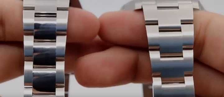 Rolex GMT master Black and Explorer White Bracelet Comparison