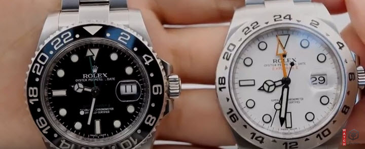 gmt master ii vs explorer ii