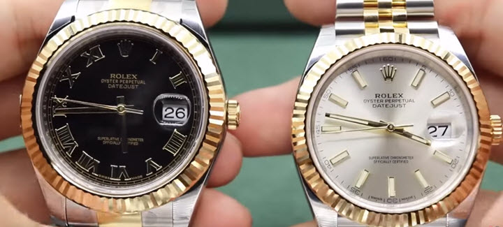 New Rolex Datejust 41 vs. Old Datejust II Bezel COMPARISON