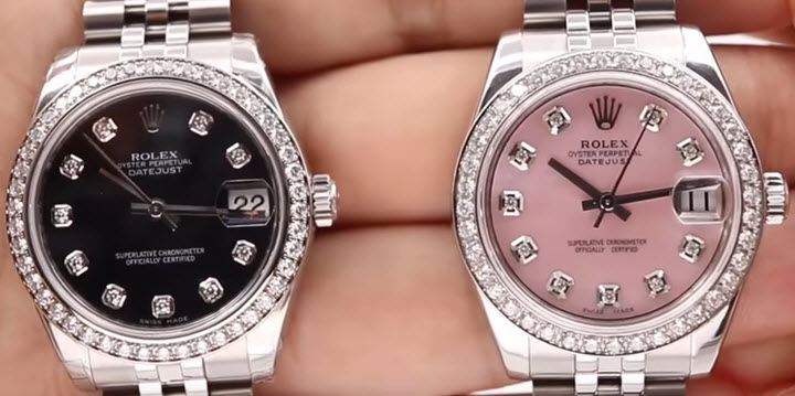 what kind of diamonds does rolex use