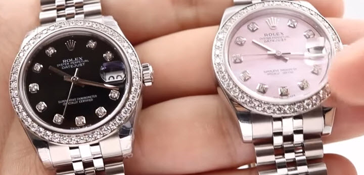 Rolex Datejust Factory Diamond Bezel Vs Custom Bezel Price DIAMOND COMPARISON