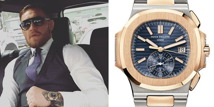 Coner Mcgregor Patek Philippe Nautilus Two-Tone Blue Review