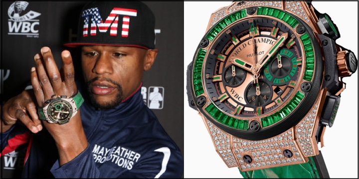 Floyd Mayweather Hublot King Power WBC Full Pave Boxing Undeafeated Review