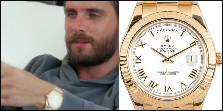 Rolex Day-Date President II 2 White Roman Scott Disick Kardashians Review