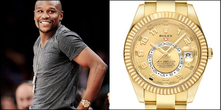 Rolex Sky-Dweller 326938 18ct Yellow Gold Floyd Mayweather Undefeated Boxing Review