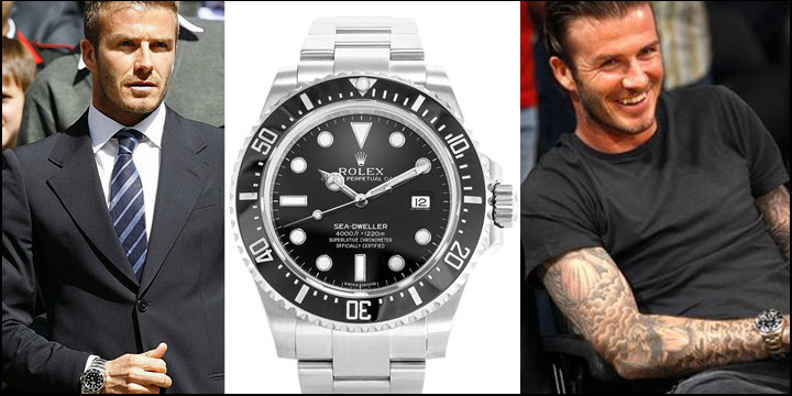 david beckham rolex watch