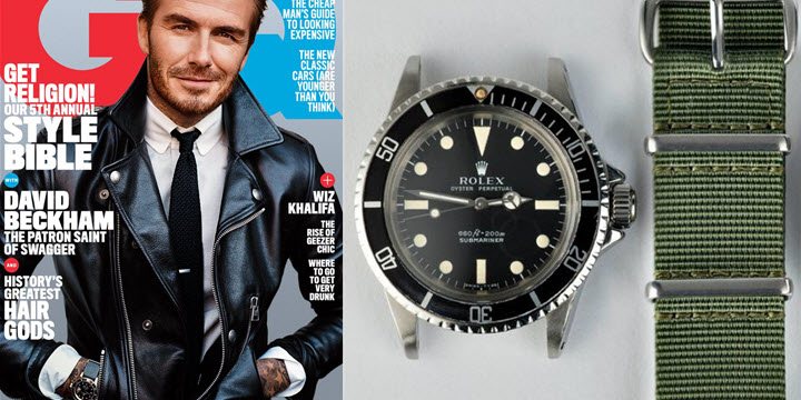 David Beckham Rolex Submariner