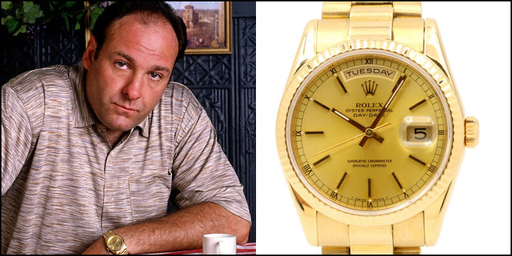 rolex day date tony soprano