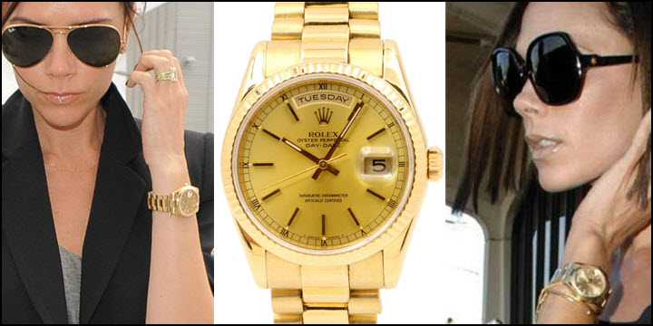 Victoria Beckham Rolex Day-Date Preisdent 118238 18k Yellow Gold REVIEW