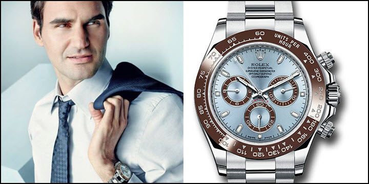 rolex federer 2018