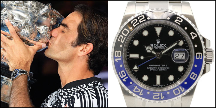 roger federer rolex 2018