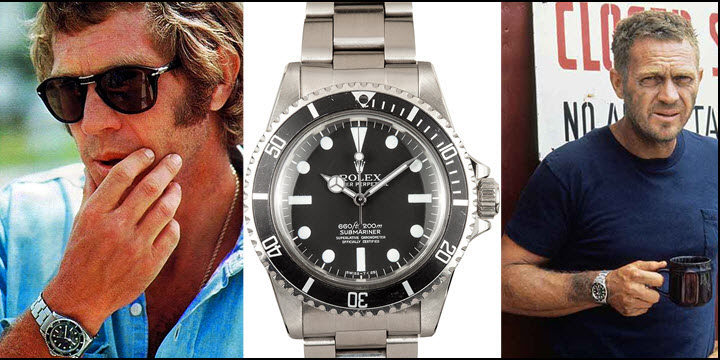 Rolex Watches does Steve McQueen wear 