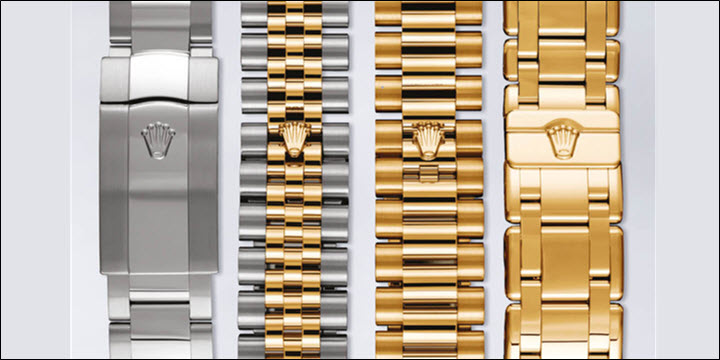 Rolex Bracelet Styles Oyster Jubilee President Pearlmaster bracelets