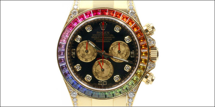 Rolex Cosmograph Daytona 116598 Multi Colored Sapphire Bezel Black Diamond Dial Review