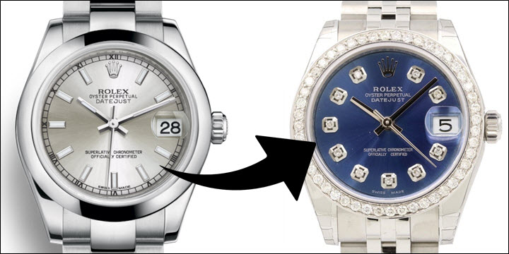 Rolex Datejust 178240 Diamond Bezel Silver Blue Diamond Dial Stainless Steel Upgrade Review