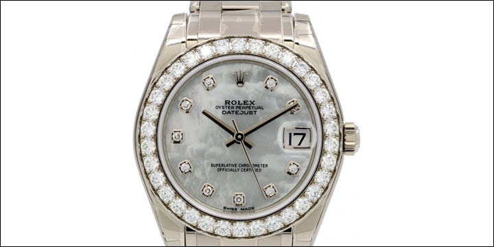 Rolex Pearlmaster 34 81299 Mother of Pear MOPl Diamond Dial Bezel White gold review