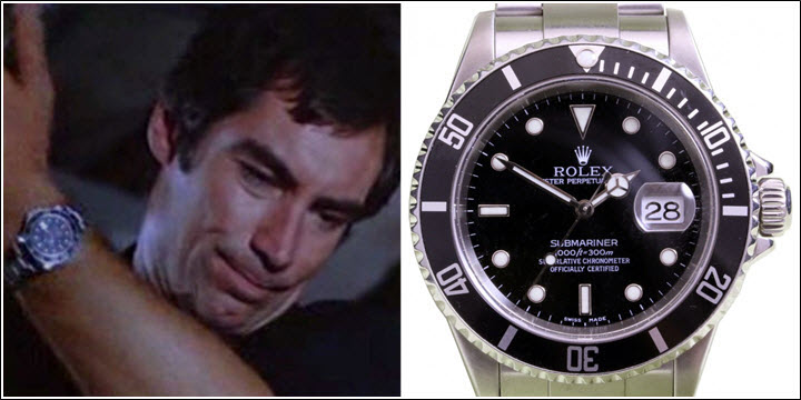 james bond's rolex