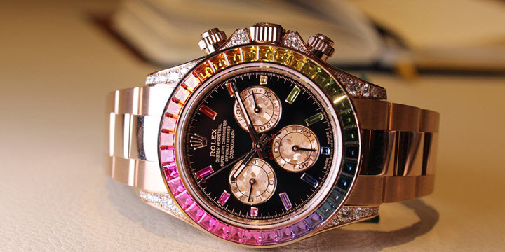 Rolex Cosmograph Daytona 116595 Rainbow Gem Bezel Everose Gold Baselworld 2018 Review