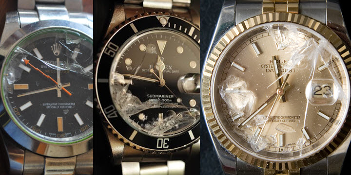 cost to replace rolex glass