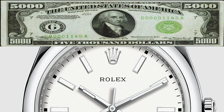 rolex watch price under 5000