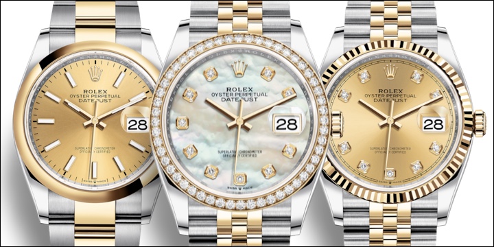 Rolex Datejust 126283 Two-Tone Yellow Gold:Steeel Rolesor Smooth Fluted Diamond Bezel Blog Review