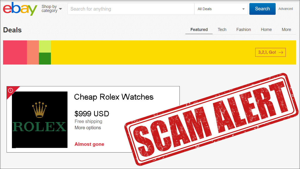 Be aware of ebay seller scams (learn more)