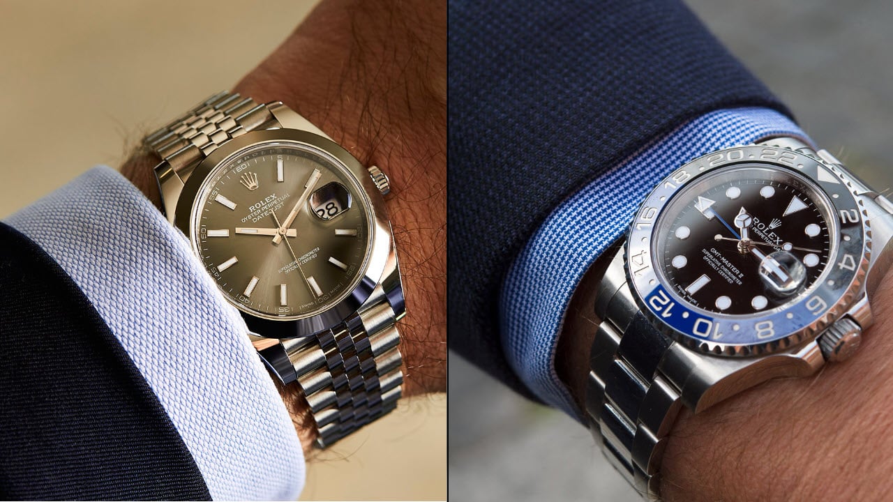 Rolex Datejust dress watch vs GMT-Master sports watch