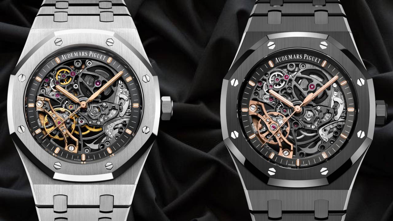 Audemars Piguet Royal Oak Openworked Skeleton in Stainless Steel and Ceramic