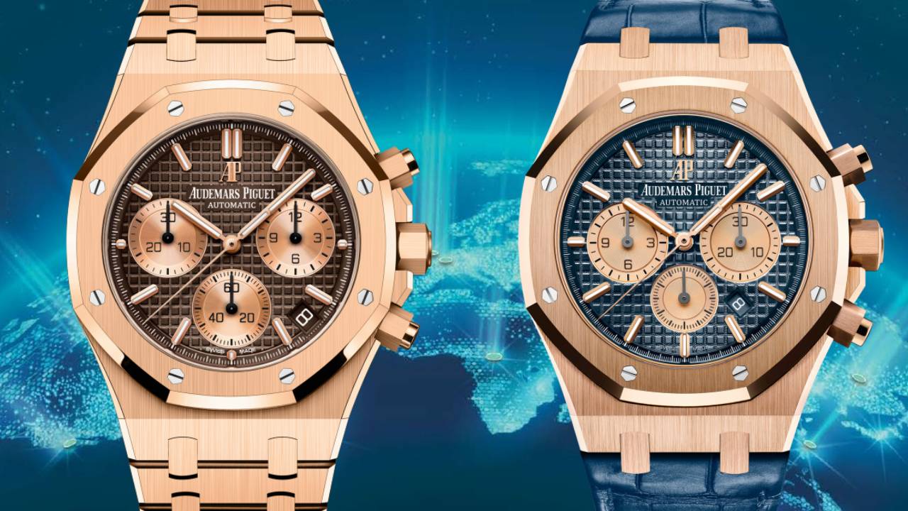 Audemars Piguet Royal Oak Chronograph Blue Brown New Release Blog 2021