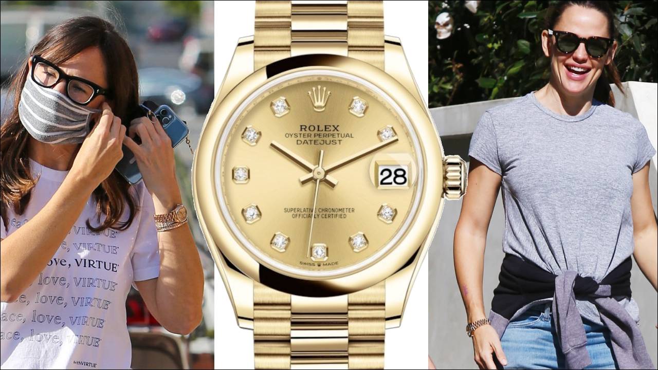 Rolex Celebrities Jennifer Garner Rolex Datejust 31 President