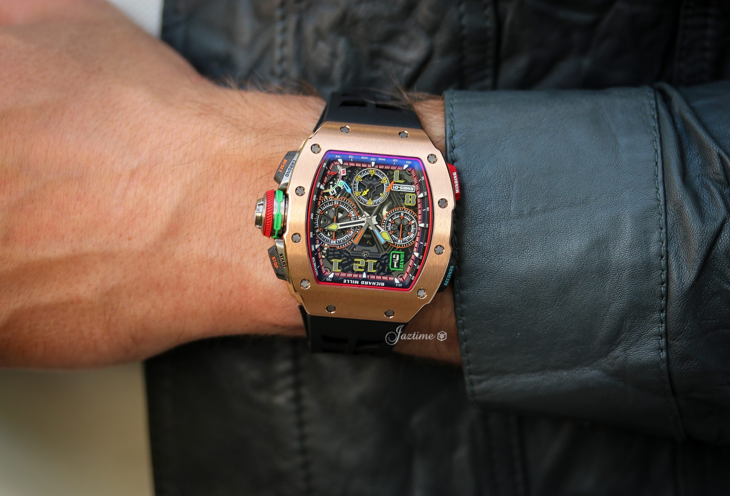 Richard Mille Automatic Winding Split-seconds Chronograph Rose Gold RM 65-01 - Jaztime Blog - New & Used Luxury Watches - Orange County - CA-2