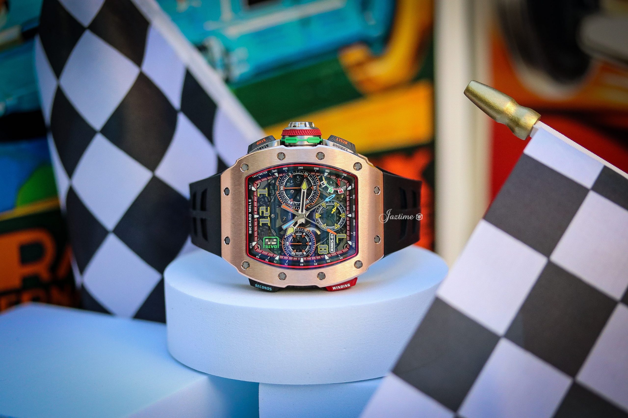 Richard Mille Automatic Winding Split-seconds Chronograph Rose Gold RM 65-01 - Jaztime Blog - New & Used Luxury Watches - Orange County - CA-4