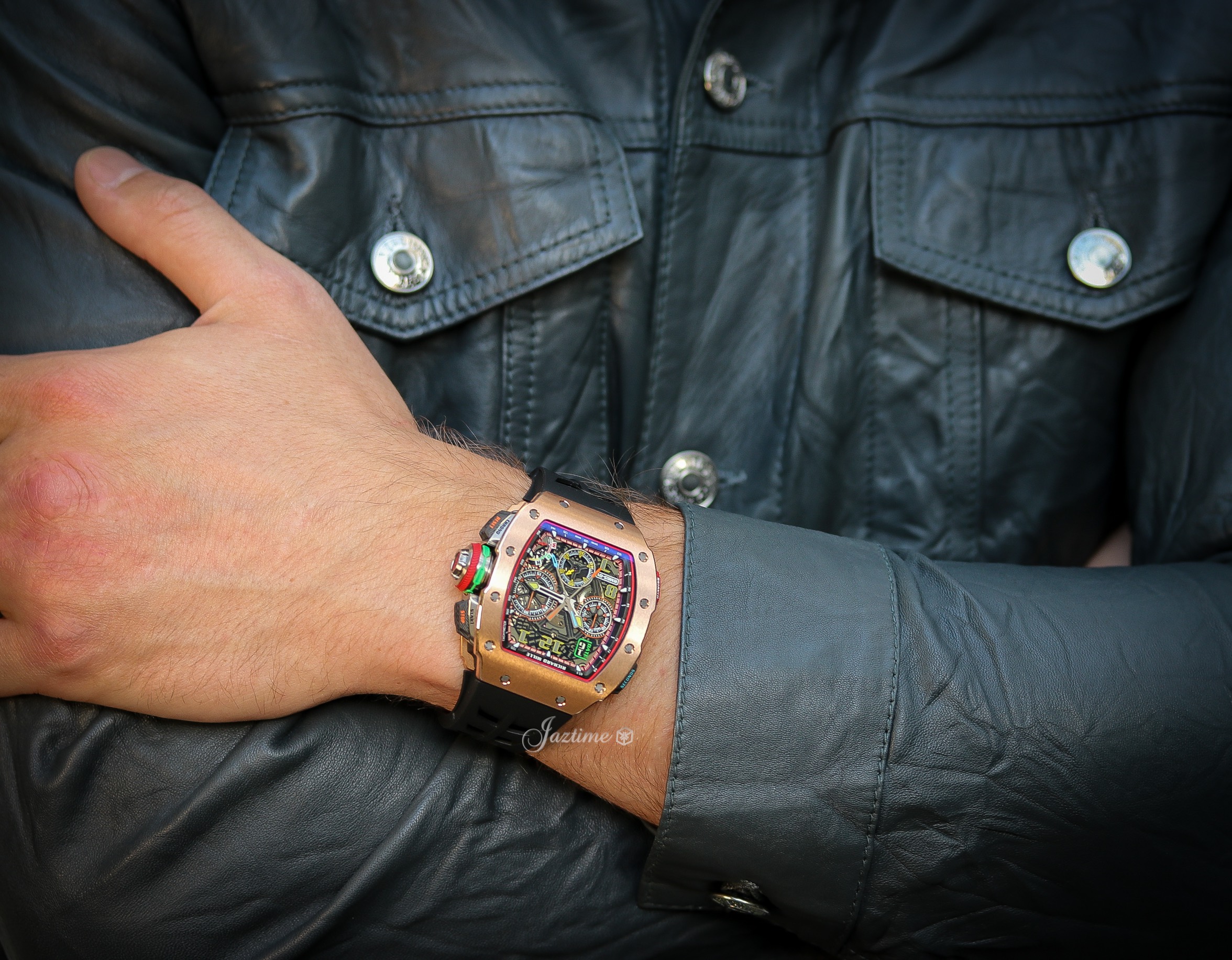 Richard Mille Automatic Winding Split-seconds Chronograph Rose Gold RM 65-01 - Jaztime Blog - New & Used Luxury Watches - Orange County - CA-5