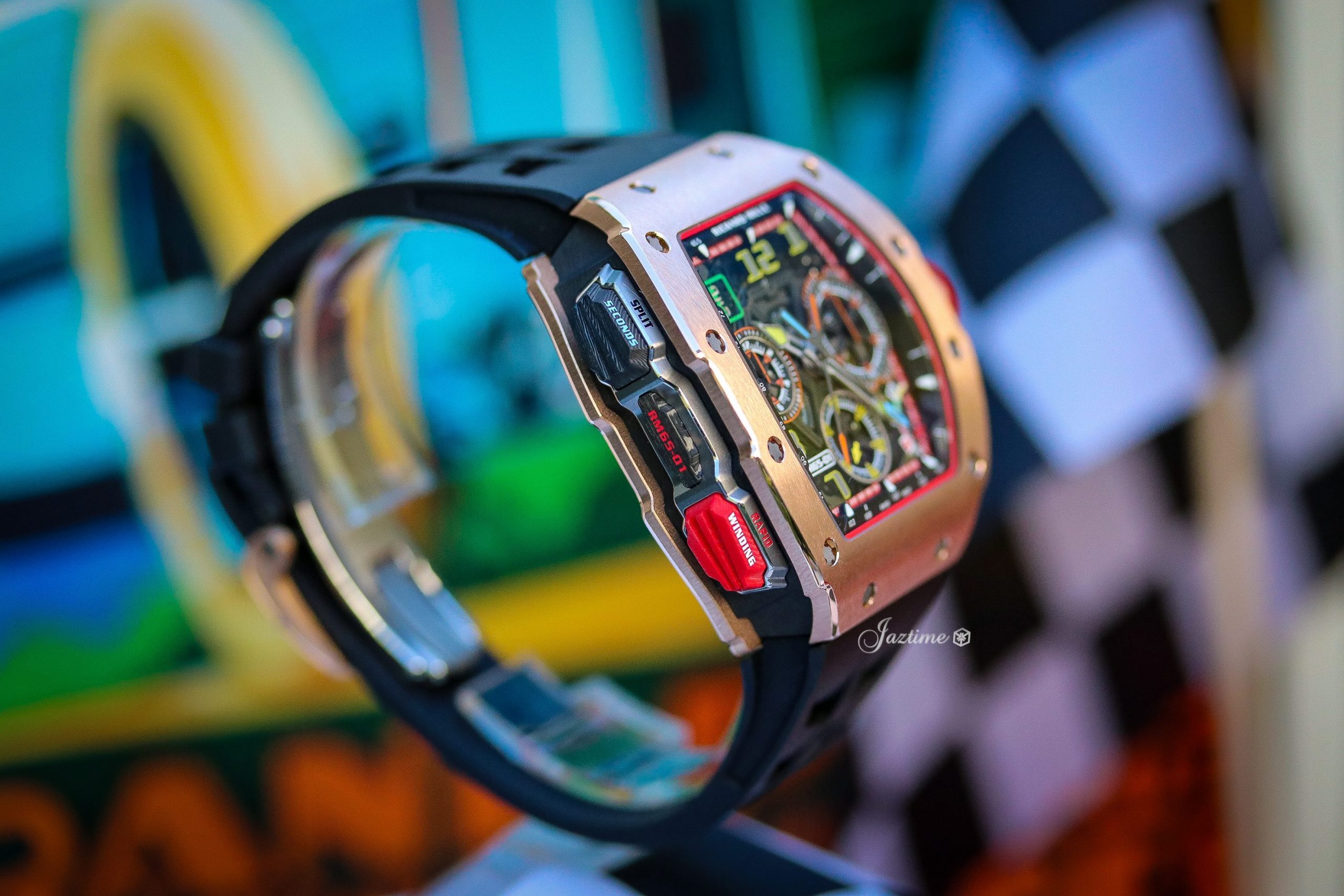 Richard Mille Automatic Winding Split-seconds Chronograph Rose Gold RM 65-01 - Jaztime Blog - New & Used Luxury Watches - Orange County - CA