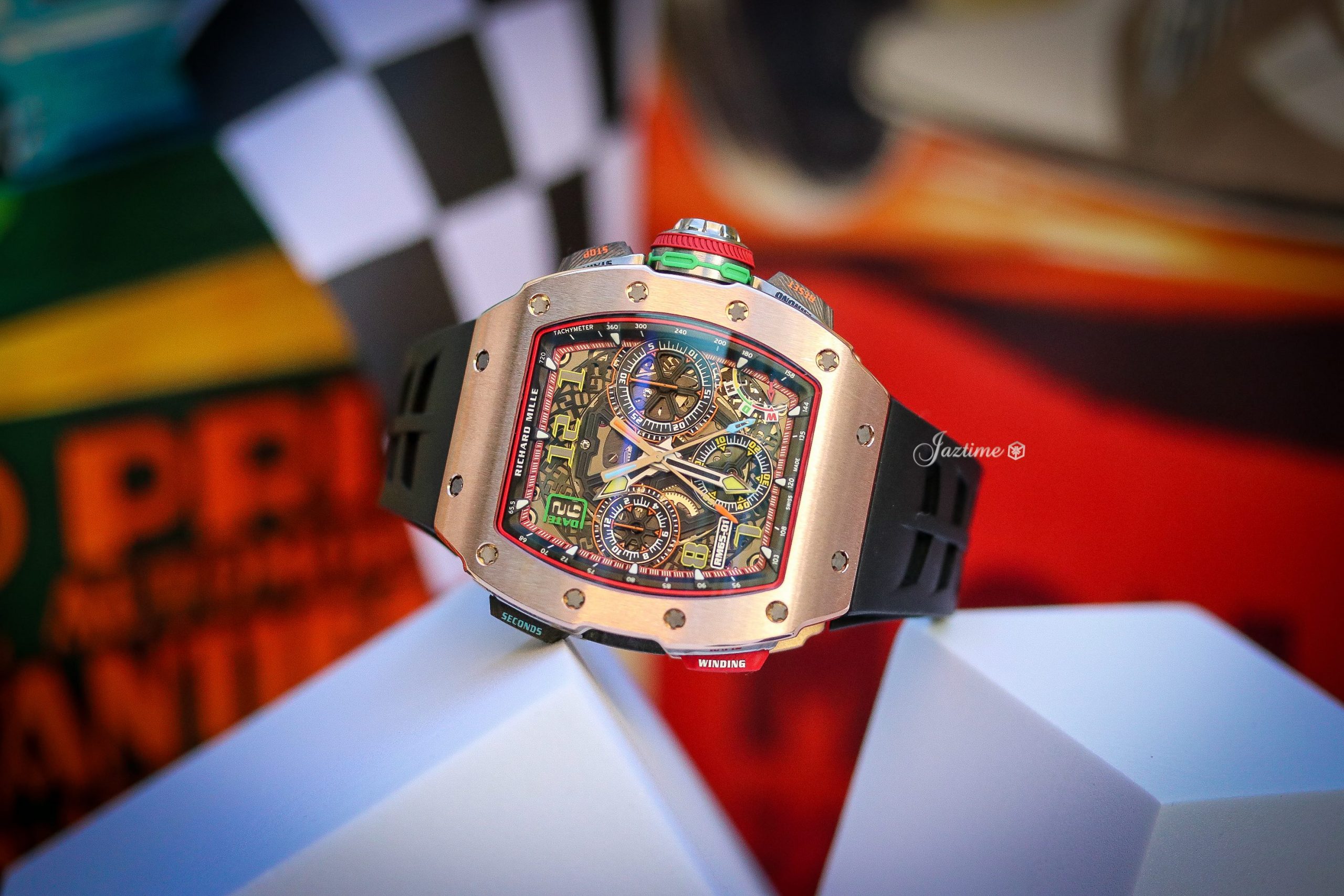 Richard Mille Automatic Winding Split-seconds Chronograph Rose Gold RM 65-01 - Jaztime Blog - New & Used Luxury Watches - Orange County - CA6