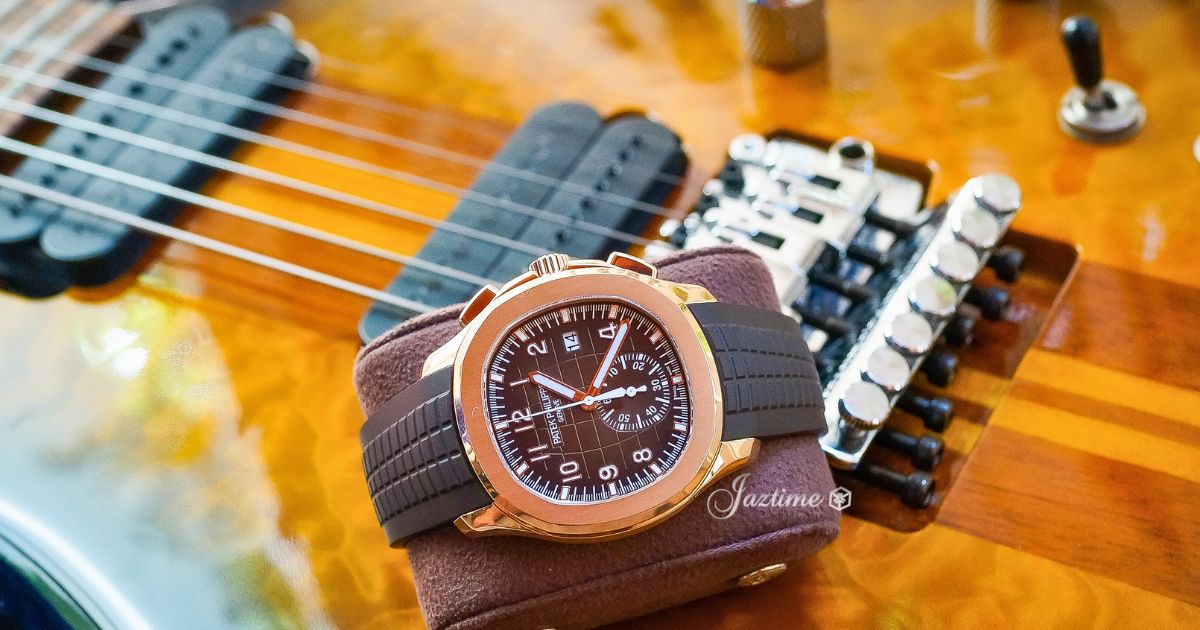 Patek Philippe Aquanaut Chronograph Rose Gold Brown Dial 5968R-001 - Jaztime Blog - New & Used Luxury Watches - Orange County - CA - Jaztime Blog 1