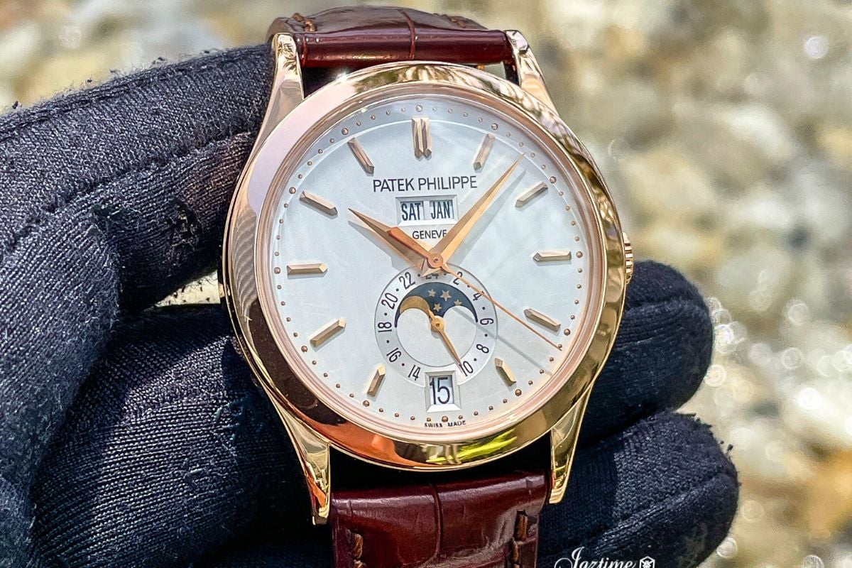 Patek Philippe Complications Annual Calendar Moon Phases Rose Gold Silver Dial 5396R-011 - Jaztime Blog - New & Used Luxury Watches - Orange County - CA - Jaztime Blog (2)