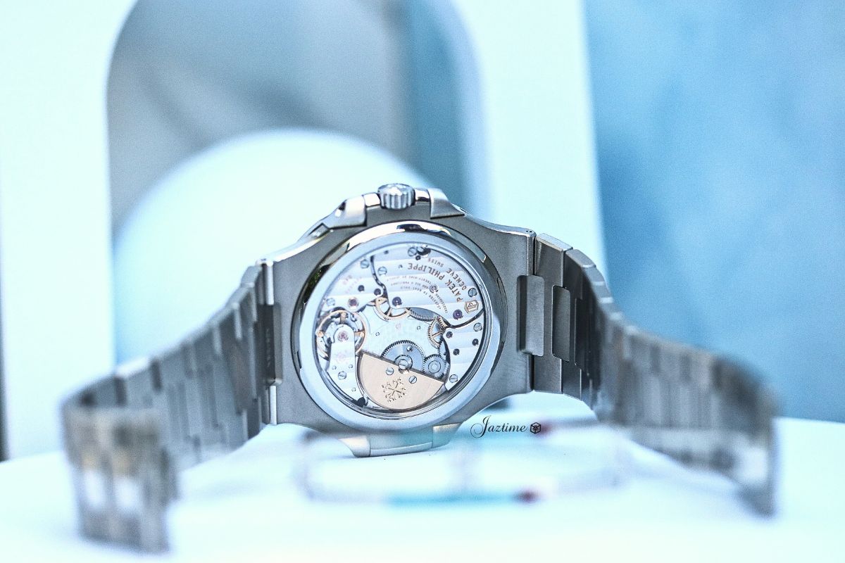 Patek Philippe Nautilus Moon Phases Stainless Steel Black Blue Dial 57121A-001 - Jaztime Blog - New & Used Luxury Watches - Orange County - CA - Jaztime Blog