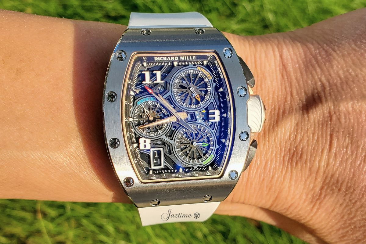 Richard Mille Automatic Lifestyle Flyback Chronograph Titanium RM 72-01 - Jaztime Blog - New & Used Luxury Watches - Orange County - CA - Jaztime Blog (1)