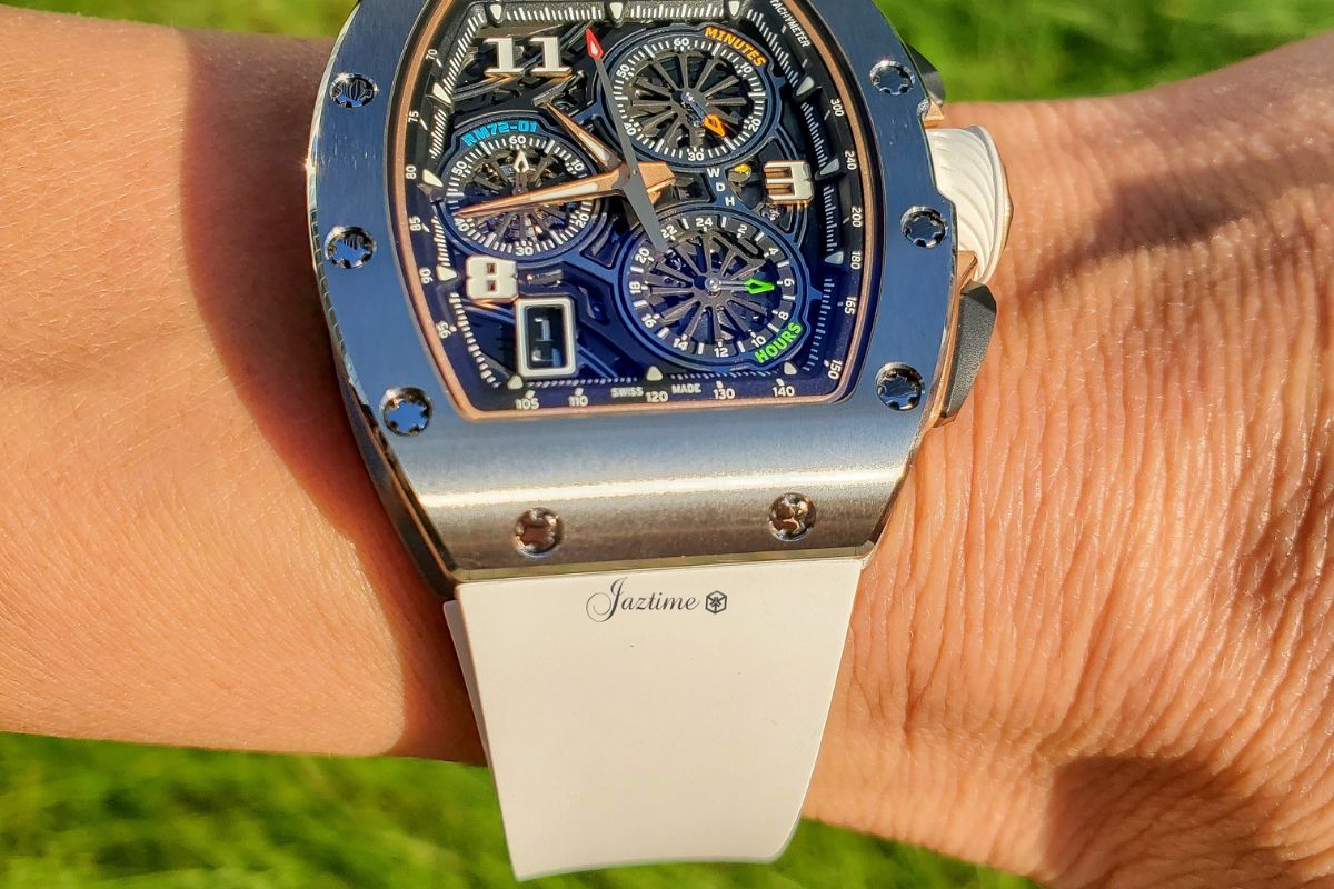 Richard Mille Automatic Lifestyle Flyback Chronograph Titanium RM 72-01 - Jaztime Blog - New & Used Luxury Watches - Orange County - CA - Jaztime Blog (2)