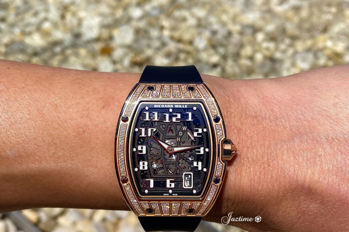Richard Mille Automatic Winding Extra Flat Rose Gold Diamond RM 67-01 - Jaztime Blog - New & Used Luxury Watches - Orange County - CA - Jaztime Blog 1