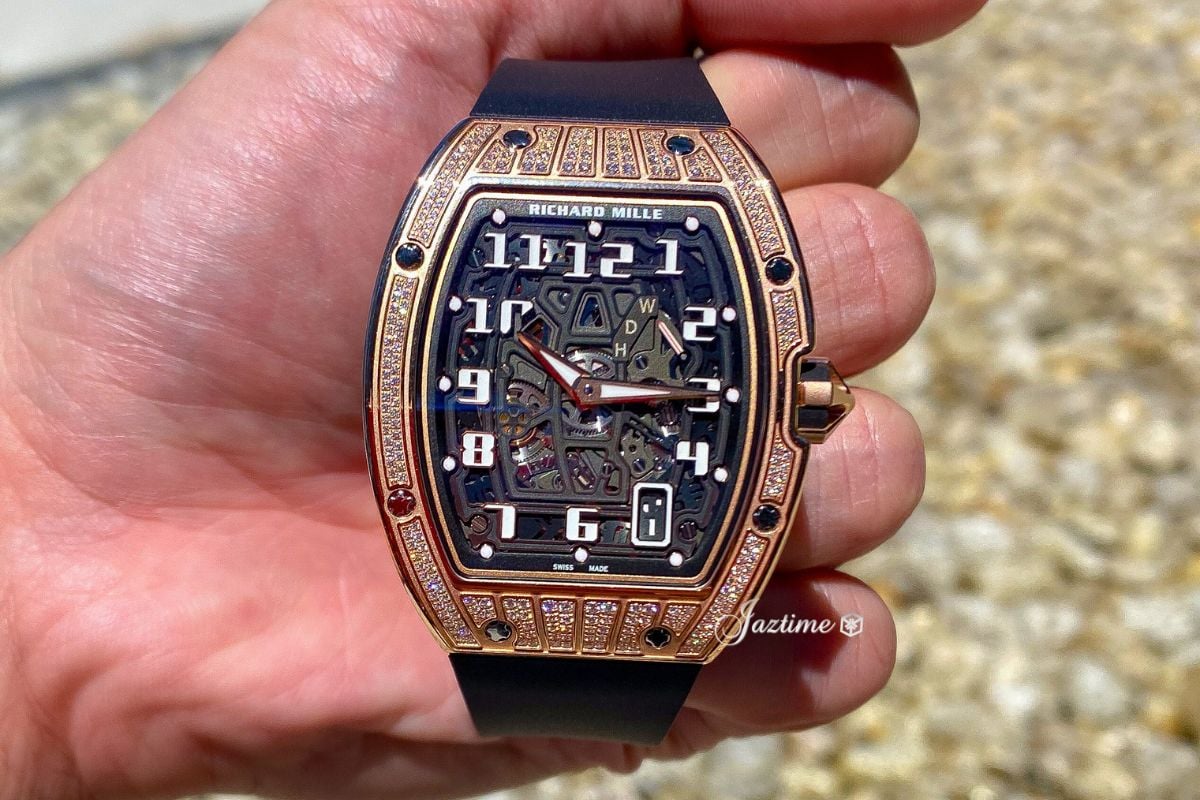 Richard Mille Automatic Winding Extra Flat Rose Gold Diamond RM 67-01 - Jaztime Blog - New & Used Luxury Watches - Orange County - CA - Jaztime Blog 2